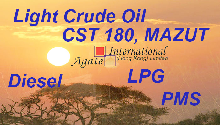 Crude Oil, CST180, LPG, Diesel, PMS
